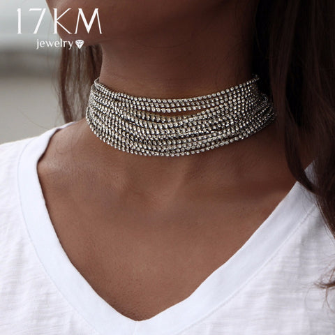 Rhinestone Crystal Choker