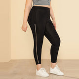 Plus Size Black Leggins