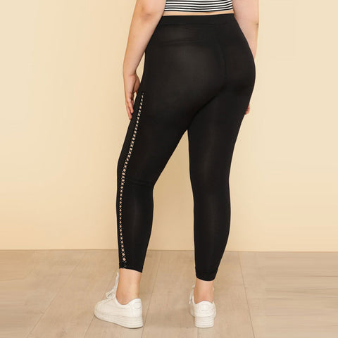 Plus Size Black Leggins